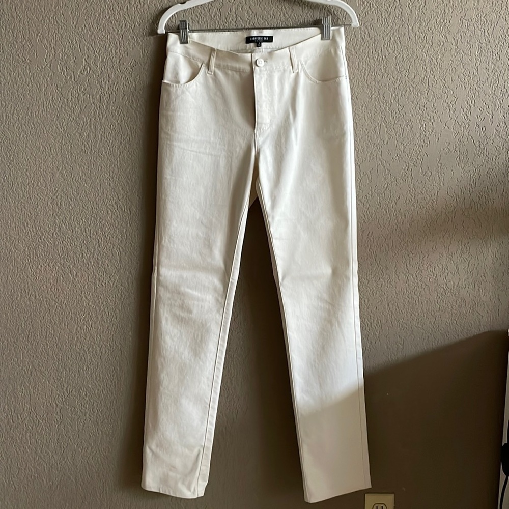 Like new Lafayette New York white pants